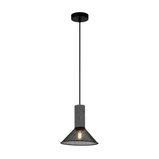 Obsidian Mesh Pendant Light