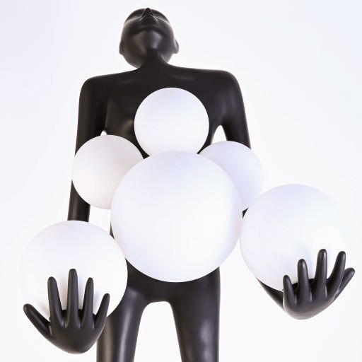 Human Statue Decorative light, Floor Lamp Human Statue Decorative light, Floor Lamp
