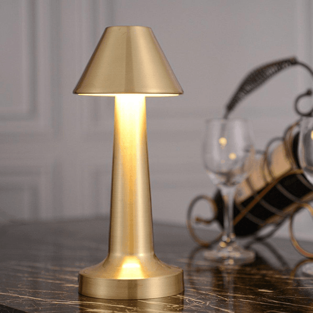 Pyramid Portable LED Table Lamp dimmable, gifting product, gold, metal table lamp, study table, Table lamp Pyramid Portable LED Table Lamp dimmable, gifting product, gold, metal table lamp, study table, Table lamp