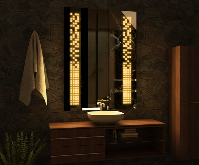 Lighting, Tetris Lighting Mirror, ALC Studio