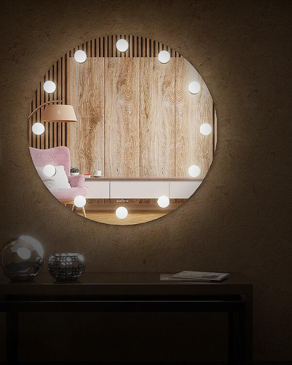 Lighting, Circle Lighting Mirror, ALC Studio