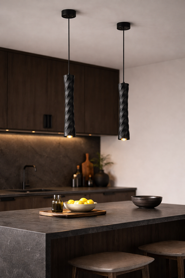 Heilora Twist Pendant Light