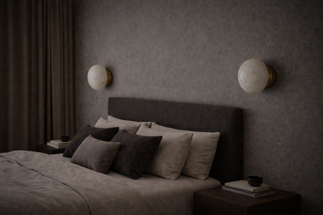 Solenne Marble Wall Light