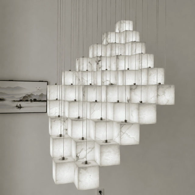 Elysian Marble Matrix Chandelier