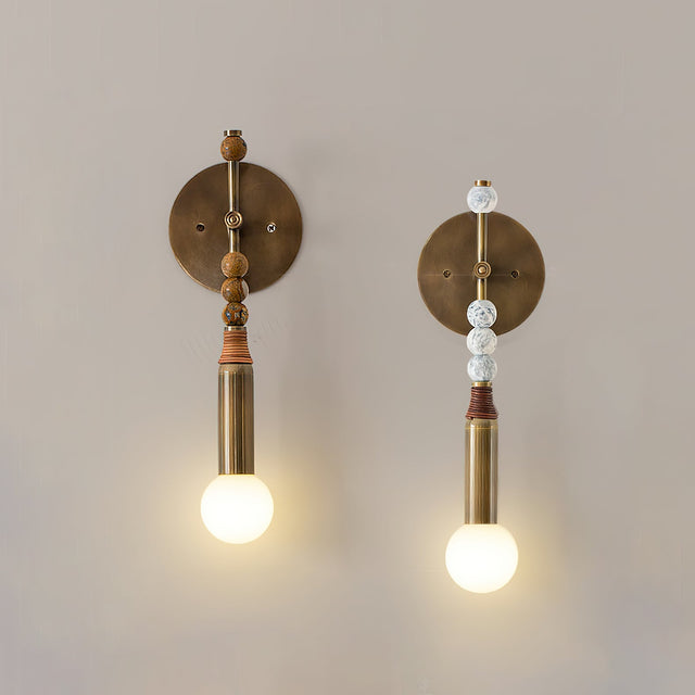 Aurum Timber Wall Light