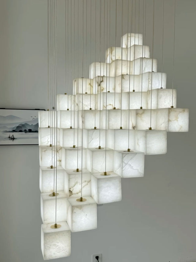 Elysian Marble Matrix Chandelier