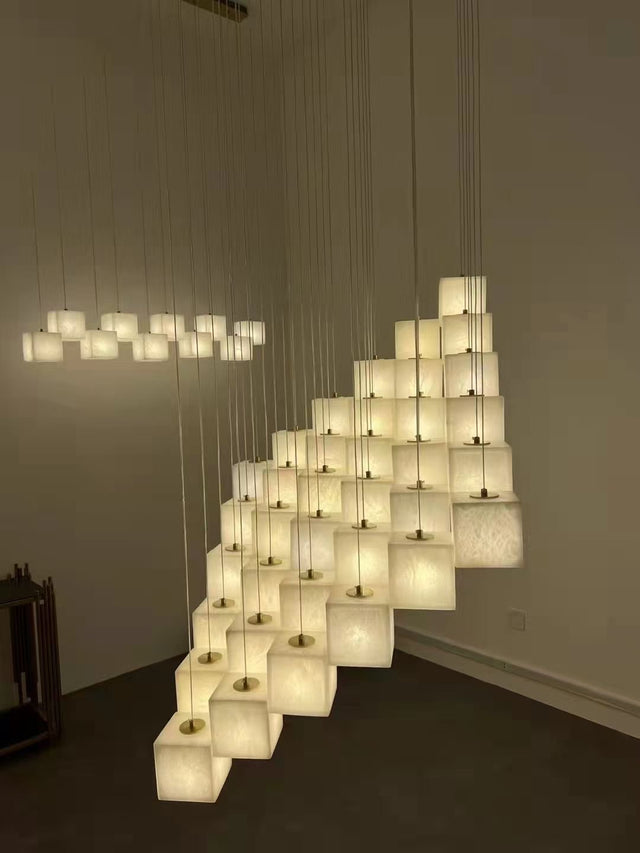 Elysian Marble Matrix Chandelier